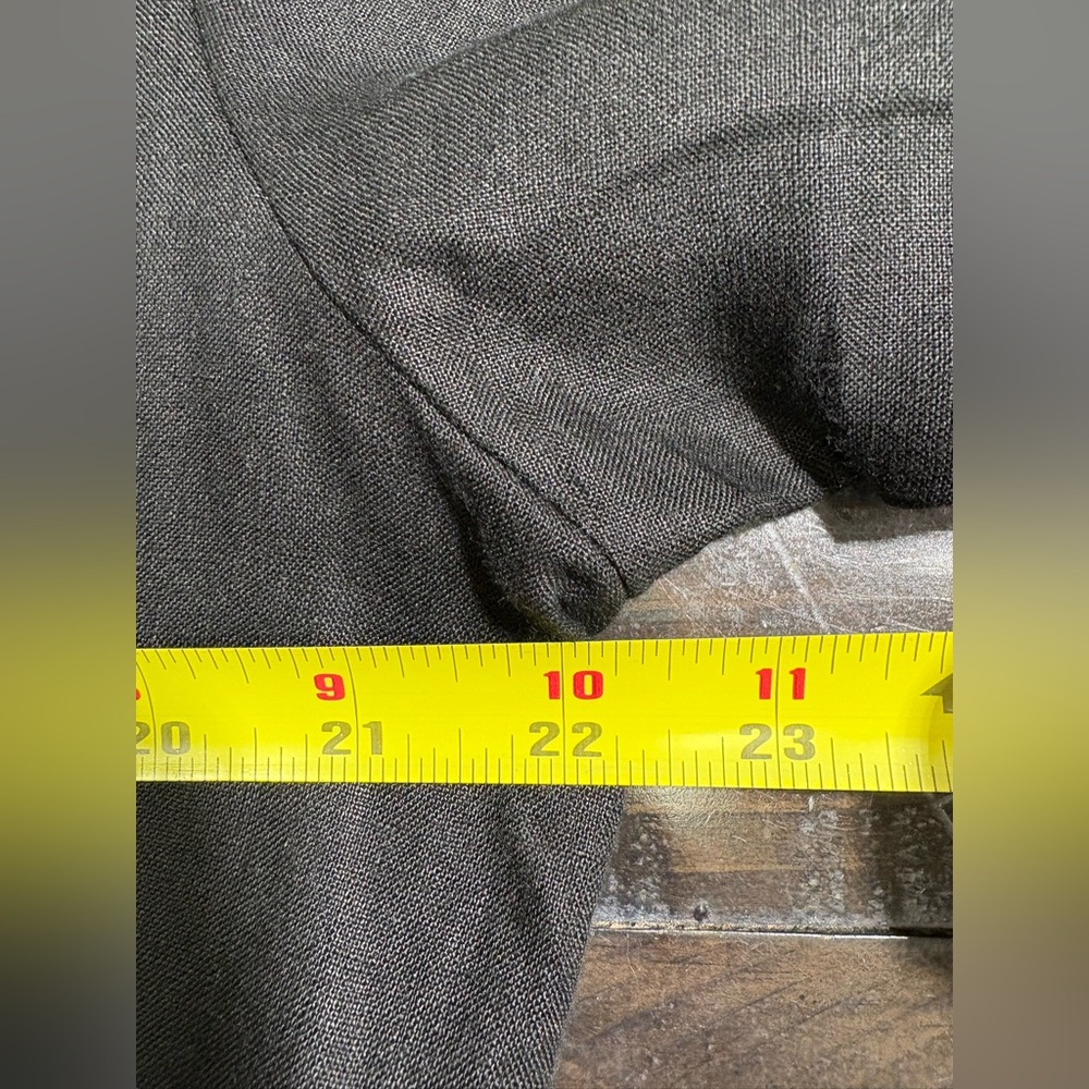 Soft Surroundings Black 100% Linen Ruffled Front Jacket Women’s Size Large - Picture 8 of 8